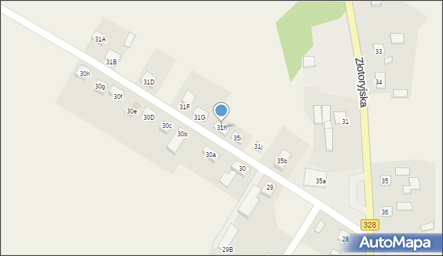 Konradówka, Gołaczów, 31h, mapa Konradówka