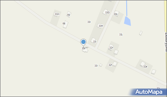 Konradówka, Gołaczów, 33k, mapa Konradówka