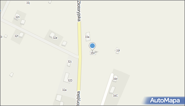 Konradówka, Gołaczów, 33n, mapa Konradówka