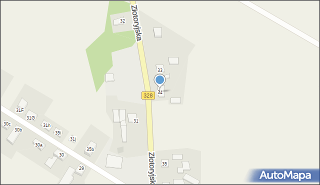 Konradówka, Gołaczów, 34, mapa Konradówka