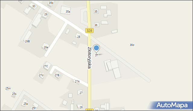 Konradówka, Gołaczów, 37, mapa Konradówka