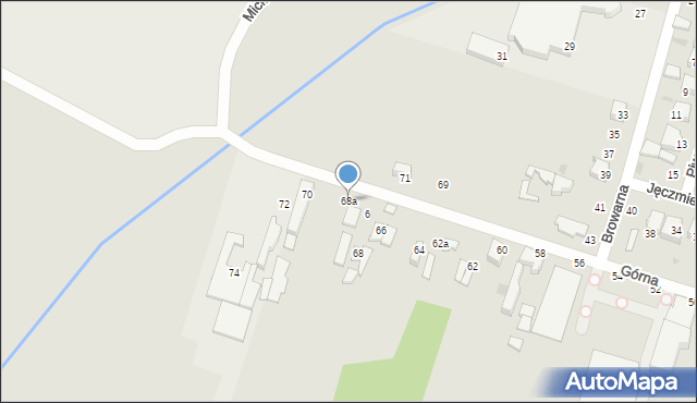 Konstantynów Łódzki, Górna, 68a, mapa Konstantynów Łódzki