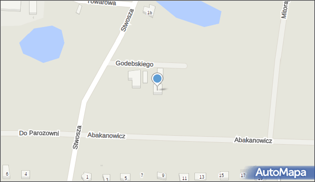 Kościerzyna, Godebskiego Cypriana, 4, mapa Kościerzyna