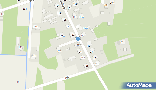 Kotuń, Gorzkowskiego, 22, mapa Kotuń