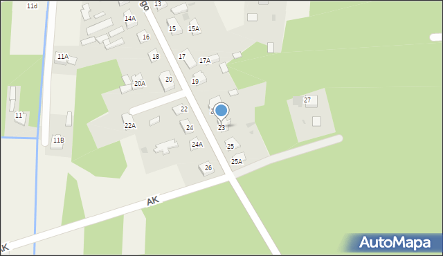 Kotuń, Gorzkowskiego, 23, mapa Kotuń