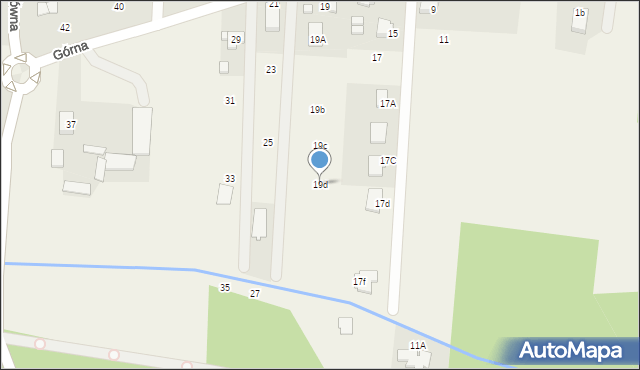 Krupia Wólka, Górna, 19d, mapa Krupia Wólka