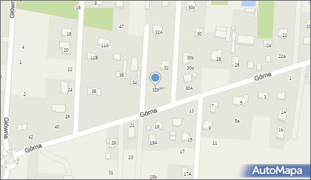 Krupia Wólka, Górna, 32b, mapa Krupia Wólka