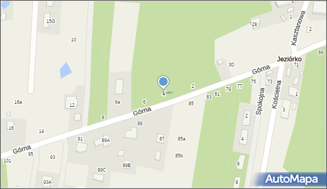 Krupia Wólka, Górna, 4, mapa Krupia Wólka