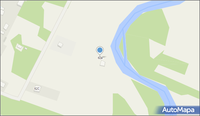 Krzętów, Górna, 62a, mapa Krzętów