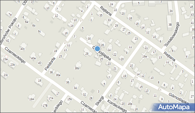 Kutno, Górnośląska, 27, mapa Kutno