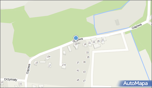 Łaziska Górne, Gostyńska, 13, mapa Łaziska Górne