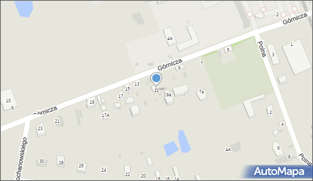 Łęczyca, Górnicza, 11, mapa Łęczyca