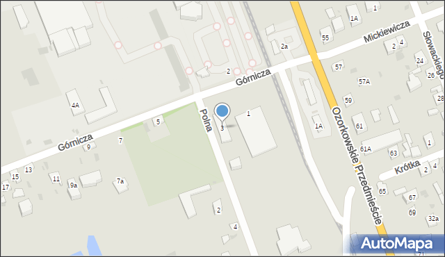 Łęczyca, Górnicza, 3, mapa Łęczyca