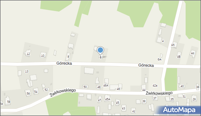 Lelów, Górecka, 6, mapa Lelów