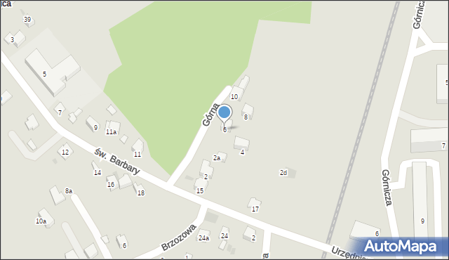 Libiąż, Górna, 6, mapa Libiąż