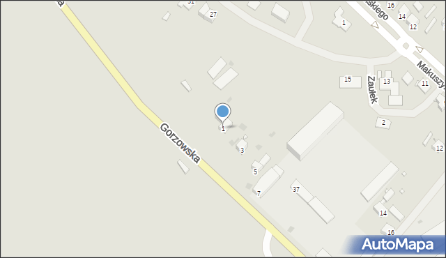 Lipiany, Gorzowska, 29, mapa Lipiany