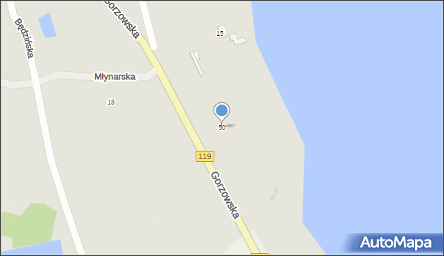 Lipiany, Gorzowska, 50, mapa Lipiany