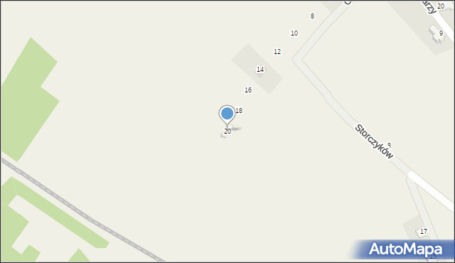 Łodygowice, Gościnna, 20, mapa Łodygowice