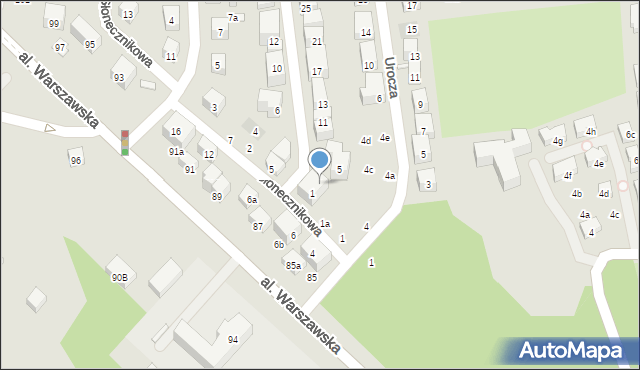 Lublin, Gojawiczyńskiej Poli, 3, mapa Lublina