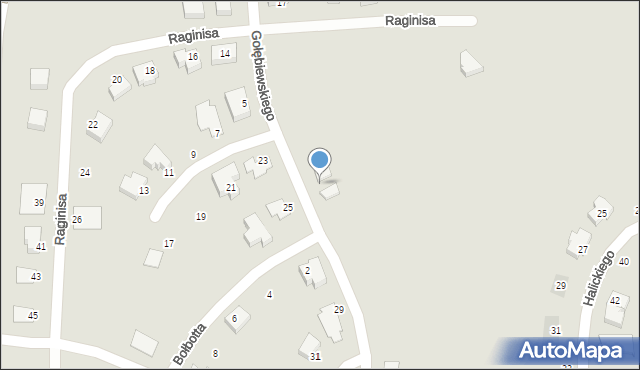 Lublin, Gołębiewskiego Mariana, mjr., 10, mapa Lublina