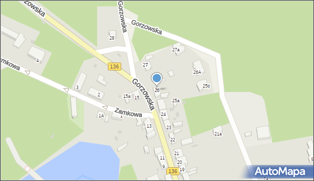 Lubniewice, Gorzowska, 26, mapa Lubniewice