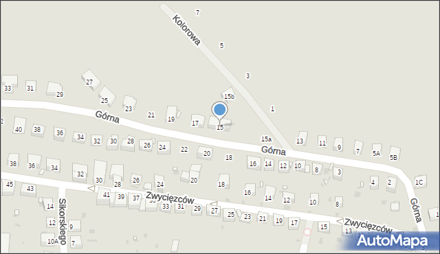 Lwówek Śląski, Górna, 15, mapa Lwówek Śląski
