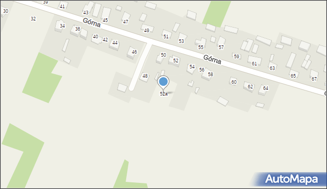 Mąchocice Kapitulne, Górna, 52a, mapa Mąchocice Kapitulne