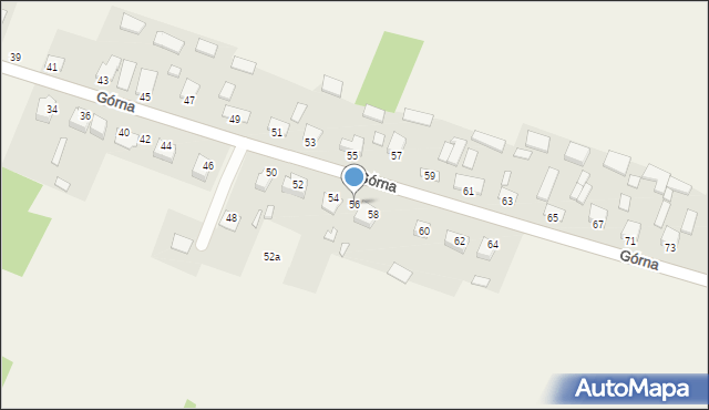 Mąchocice Kapitulne, Górna, 56, mapa Mąchocice Kapitulne