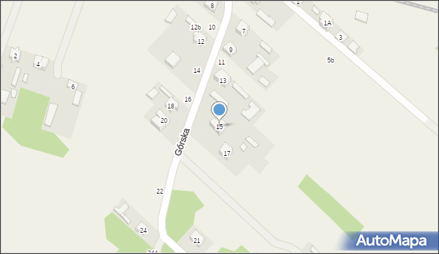 Maków, Górska, 15, mapa Maków