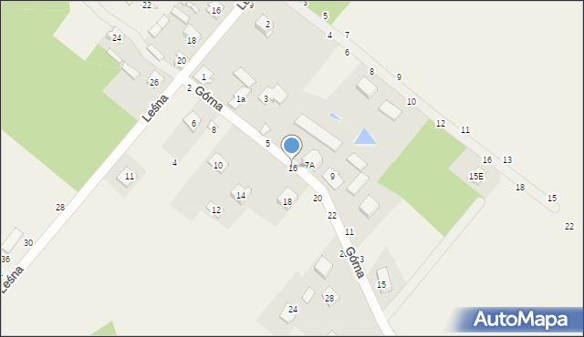 Maliszew, Górna, 16, mapa Maliszew