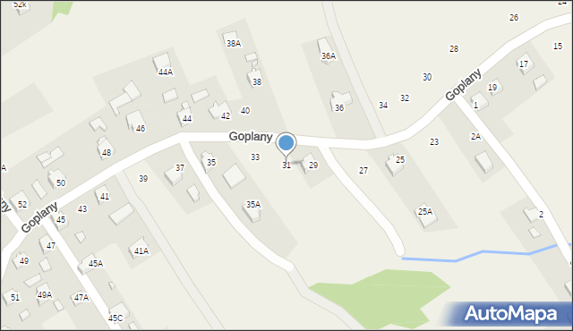 Marklowice, Goplany, 31, mapa Marklowice