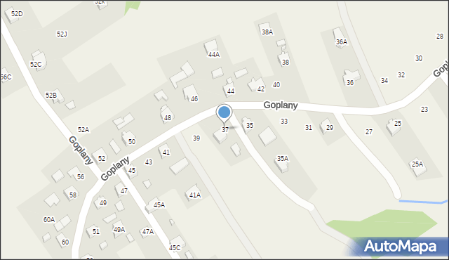 Marklowice, Goplany, 37, mapa Marklowice