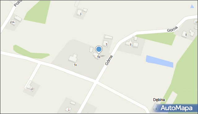 Marklowice Górne, Górna, 5a, mapa Marklowice Górne