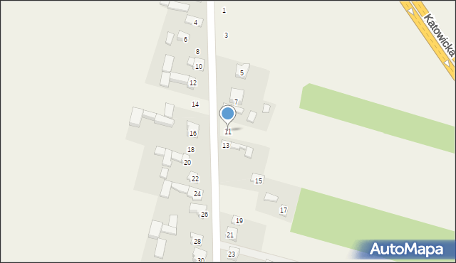Markowice, Górska, 11, mapa Markowice