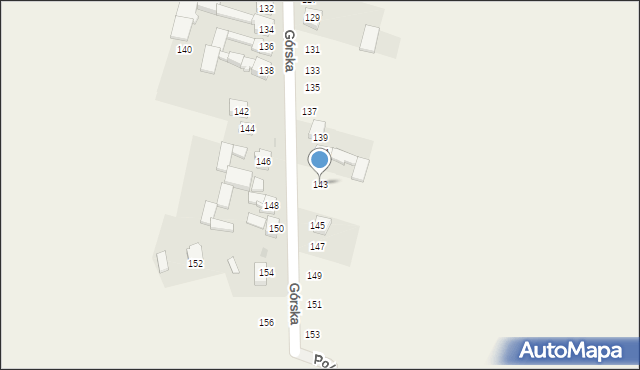 Markowice, Górska, 143, mapa Markowice
