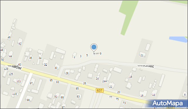 Michałów, Gościniec, 7, mapa Michałów