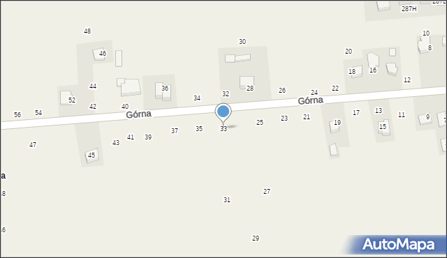 Michałowice, Górna, 33, mapa Michałowice