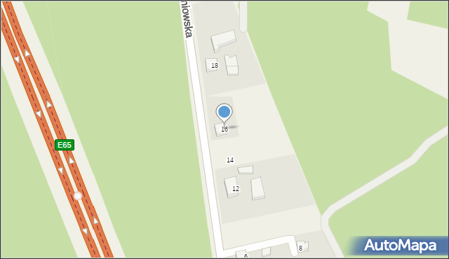 Miękowo, Goleniowska, 16, mapa Miękowo