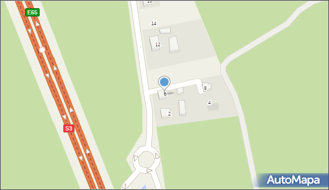 Miękowo, Goleniowska, 6, mapa Miękowo