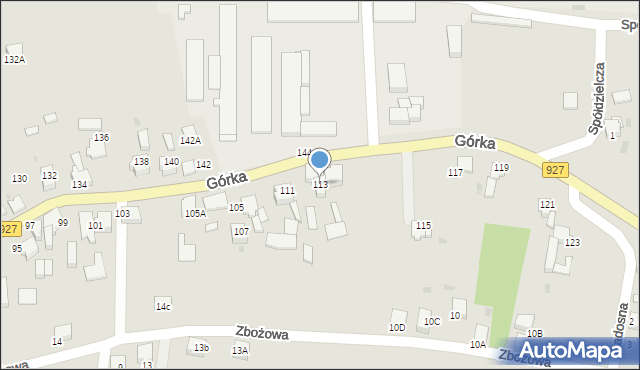 Mikołów, Górka Franciszka, ks., 113, mapa Mikołów