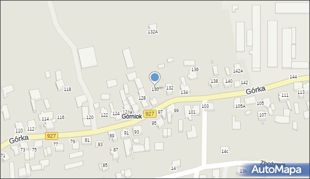 Mikołów, Górka Franciszka, ks., 130, mapa Mikołów
