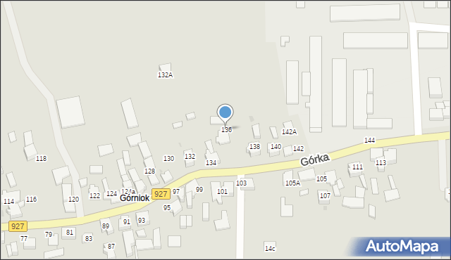 Mikołów, Górka Franciszka, ks., 136, mapa Mikołów