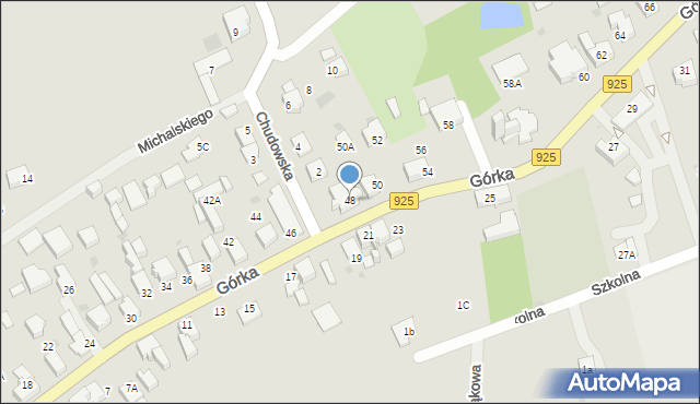 Mikołów, Górka Franciszka, ks., 48, mapa Mikołów