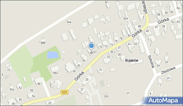 Mikołów, Górka Franciszka, ks., 66, mapa Mikołów