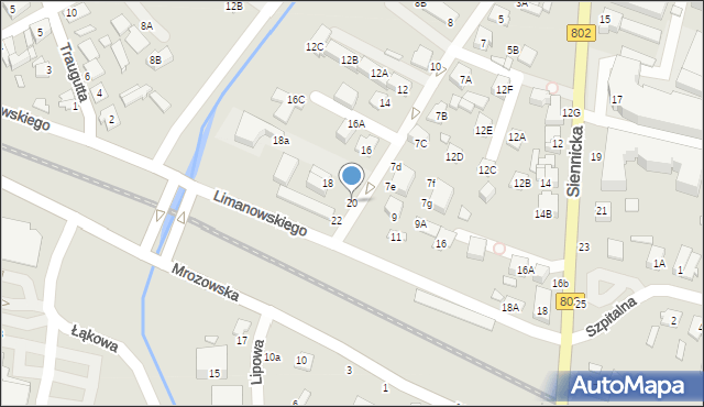 Mińsk Mazowiecki, Górki, 20, mapa Mińsk Mazowiecki