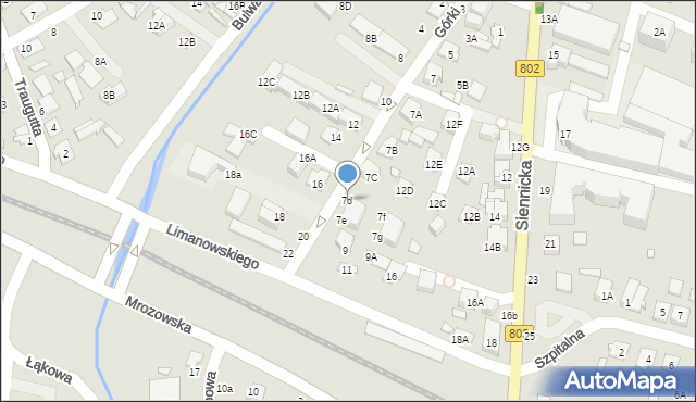 Mińsk Mazowiecki, Górki, 7d, mapa Mińsk Mazowiecki