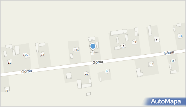 Mircze, Górna, 15, mapa Mircze