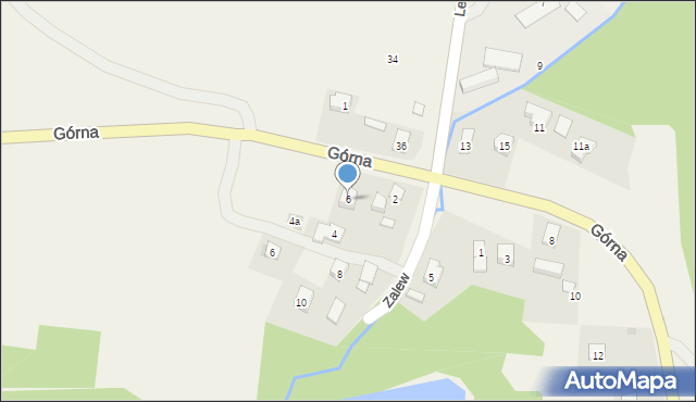 Mymoń, Górna, 6, mapa Mymoń
