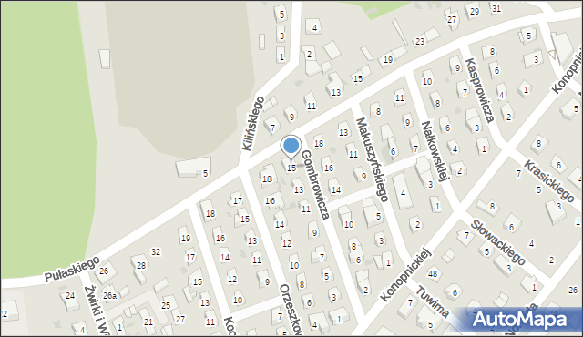 Namysłów, Gombrowicza Witolda, 15, mapa Namysłów