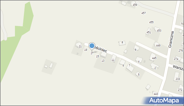 Narama, Gościniec, 17, mapa Narama